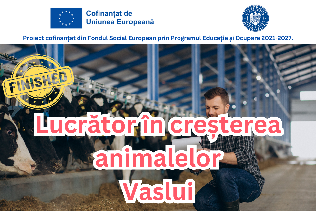 Lucrator in cresterea animalelor Vaslui